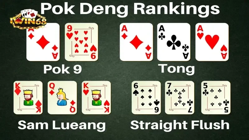 Chinh Phục Game Pok Deng Iwin68 - Hướng Dẫn Cách Chơi 8 Cách chia bài trong Pok Deng iwin68
