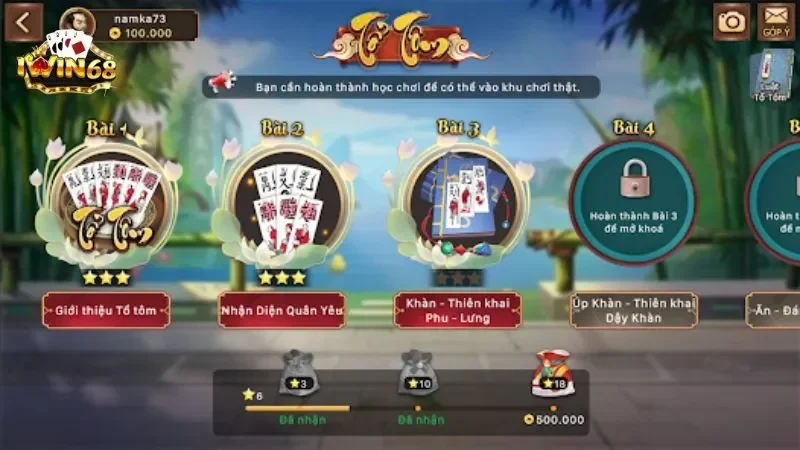 bài tổ tôm iwin68 Nắm vững luật ù và tính điểm khi ù trong ván game