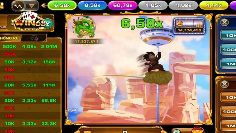 Hướng Dẫn Chơi Songoku Đu Đỉnh Iwin68 Thắng Lớn, Đơn Giản 6 Luật chơi game songoku đu đỉnh iwin68 đơn giản
