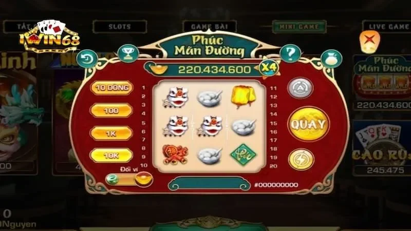 Phúc Mãn Đường Iwin68: Khám Phá Game Slot Đổi Thưởng 8 Luật chơi và đổi thưởng trong phúc mãn đường iwin68