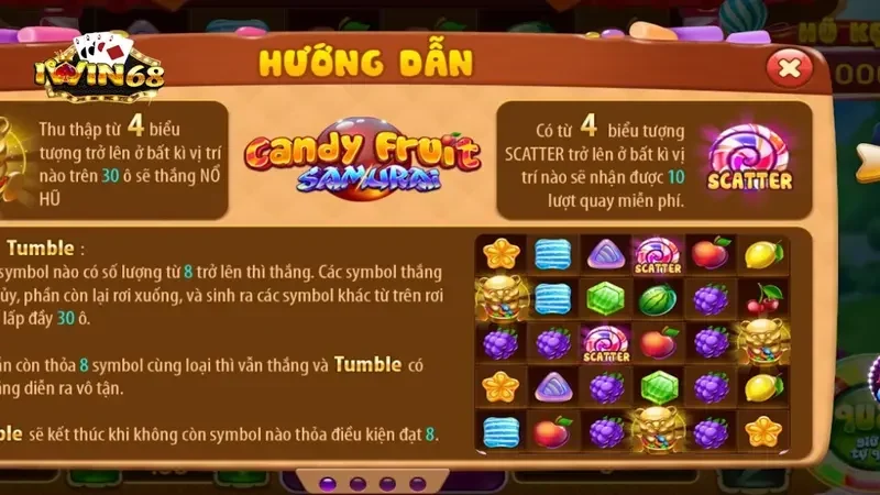 Candy Fruit Samurai Iwin68 - Khám Phá Võ Thuật Đỉnh Cao 7 Luật tham gia vào Candy Fruit Samurai iwin68 cụ thể